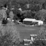 Aerial view Arena & Main Pavilion (Broadcast Box in foreground)